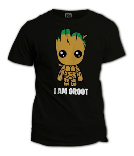 Playera Groot Cuello Redondo 