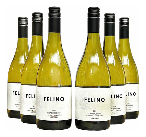 Vinho Felino Chardonnay | Kit Leve 6 E Pague 4 Garrafas