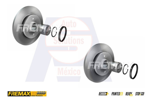 2 Discos De Freno Abs (t) Peugeot Partner 2013-2017 (268mm)