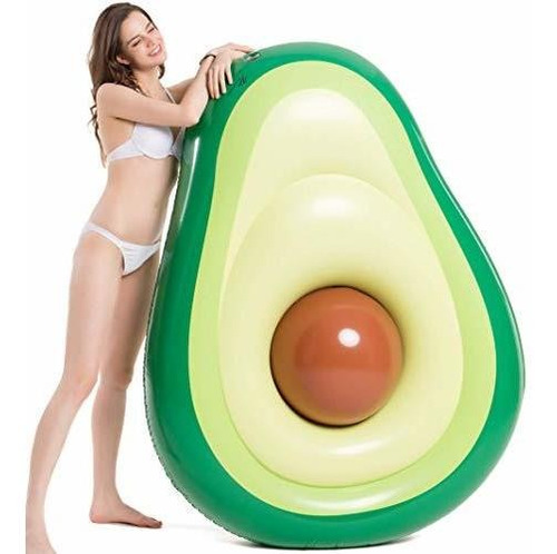 Inflable Flotador Grande Para Alberca Con Diseño De Aguacate