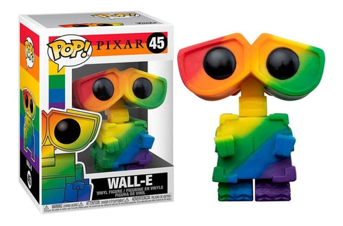 Funko Pop! 45 Wall E Pixar Pride Disney Original Candos