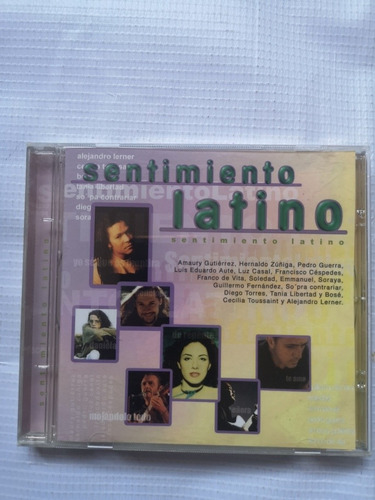 Sentimiento Latino Varios Disco Compacto Original 