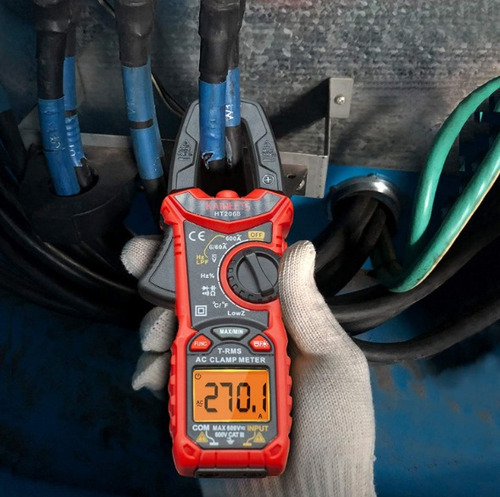 Imagen 2 de 4 de Pinza Amperimetrica Tester Digital Multimetro Kaiwetts