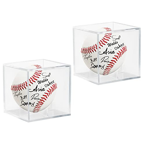 Caja De Pantalla De Béisbol Acrílico Cubo - Soporte De Béisb