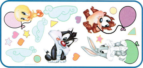 Baby Looney Tunes Balloon Fun Jumbo Vinilo Decorativo