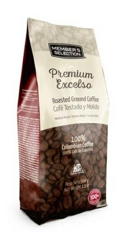 Premium Excelso Café Tostado Y Mólido 500 G / 1,1 Lb