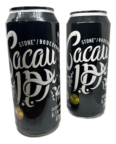 Kit 2 Cerveja Cacau Ipa Lata 473ml Pale Ale Premium Caramelo