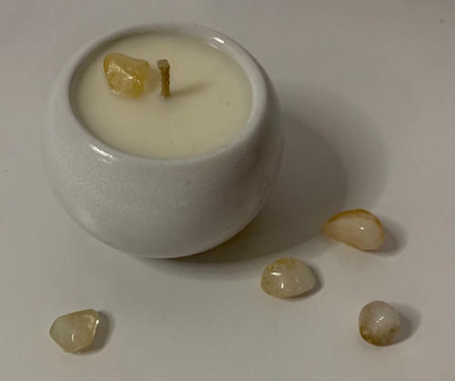 Vela De Soya Blanca