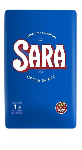 Yerba Mate Sara Azul Extra Suave 1kg