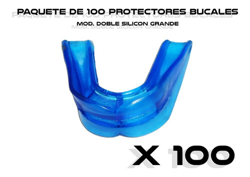 Paquete Con 100 Protectores Bucales Dobles Varios Colores