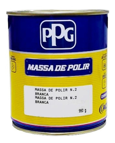 Massa De Polir Autocolor Automotivo Acs Nº2 990g 110V/220V