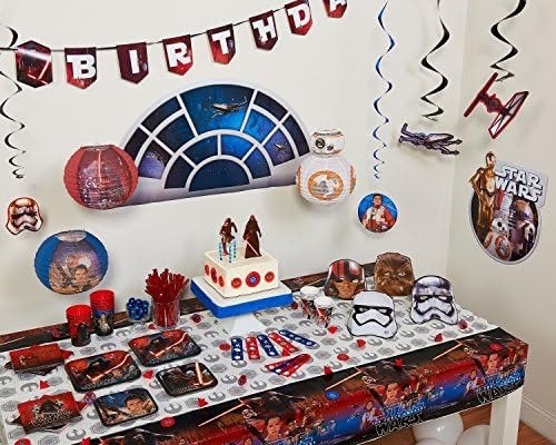 Amscan Star Wars Episodio Vii Mantel De Plástico Para Mesa,