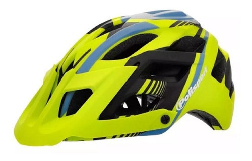 Capacete Ciclismo Mtb Speed Polisport E3 Amarelo Fluor