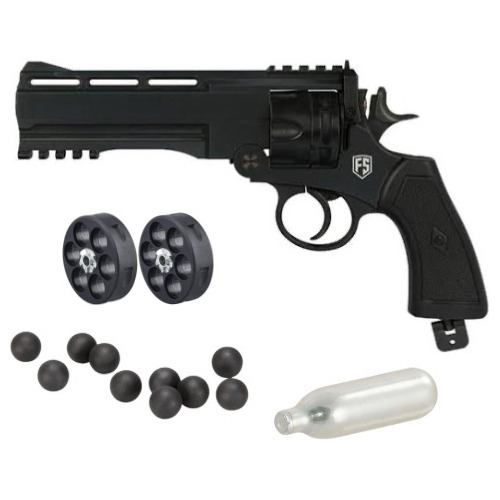 Pistola Gotcha Revolver Paintball Roscoe Cal 50 Para Gotcha