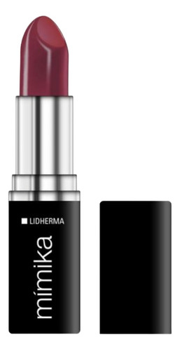 Labial Mímika Lipstick Hidratante Con Hialurónico Lidherma Acabado Mate Color Blackberry