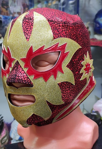 Máscara Profesional Solar Lucha Libre Color Rojo