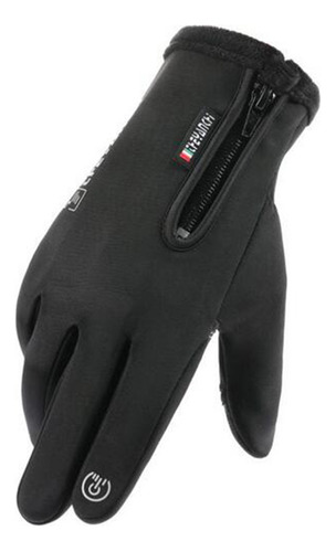 S Gloves De Invierno Para Hombre, Bicicleta Con Cremallera,