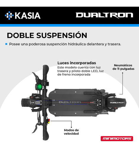 Monopatin Electrico Minimotors Dualtron Thunder 5400w 35ah