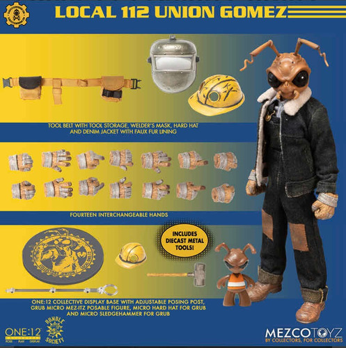 Local 112 Union Gomez One:12 Mezco Toys Exclusive Nuevo