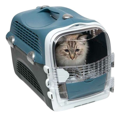 Cat It Cabrio Kennel Moderno Transportador Para Gatos Azul