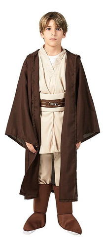 Disfraz De Caballero Jedi Star Wars Niño Halloween Cosplay