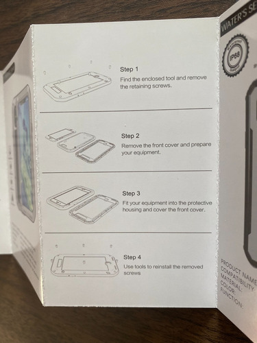 Imagen 4 de 7 de Carcasa Blindada iPhone 12 Pro Max | Lovemei Powerful Metal