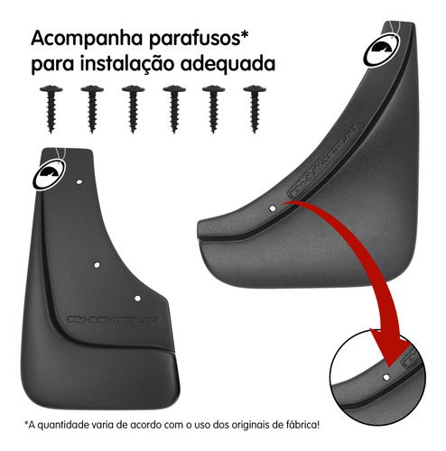 Jogo Apara Barro Lameiro Duster 2011 2012 2013 2014 Tg Poli