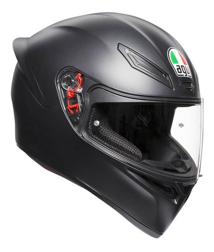Imagen 5 de 8 de Casco Agv K1 Para Moto Negro Mate Certificado Motocity