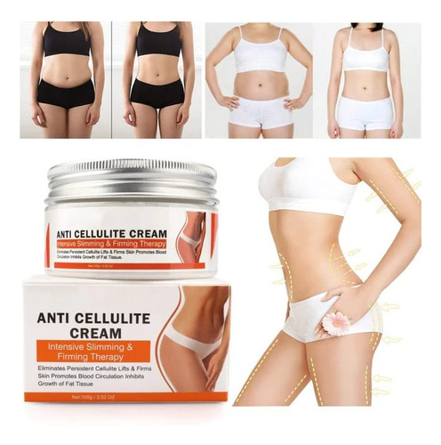 Crema Anti-celulitis Piel Firme Reductora Grasa Con Colageno