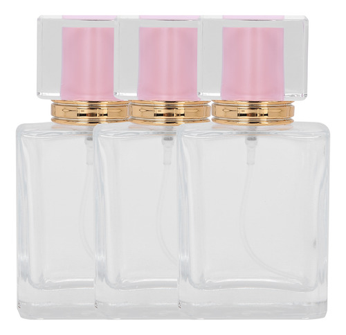 50 Ml De Perfume Recargable Botella De Vidrio Transparente