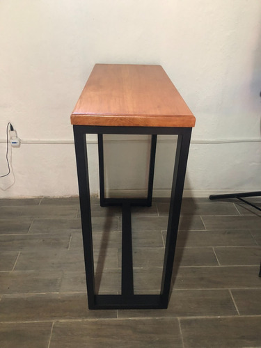 Imagen 5 de 5 de Barra Desayunadora En Hierro Y Madera - La Kreacion