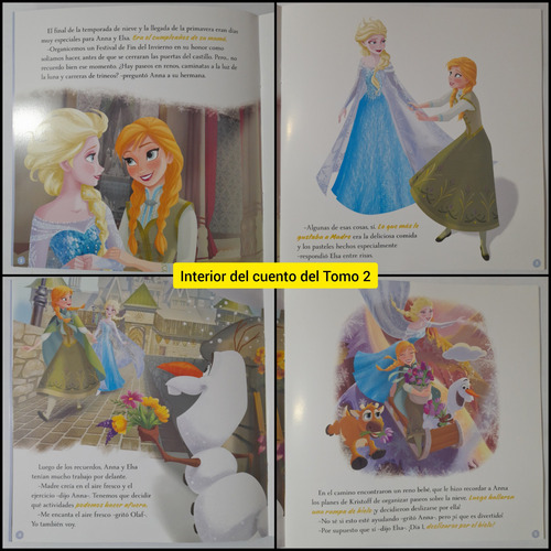 Colección Completa Frozen, Clarín: 6 Figuras + 6 Cuentos