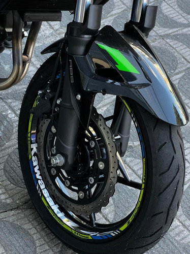 Imagem 6 de 15 de Kawasaki Z400 Abs 2022 Verde 2 Anos Garantia Fabrica