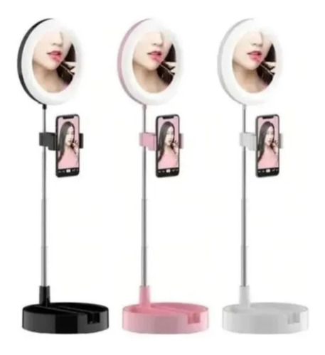 Espejo Maquillaje Multipropósito Con Luz Led Y Aumento