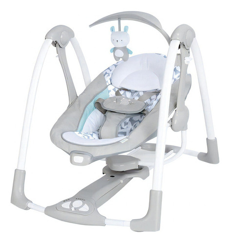 Cadeira De Balanço Magnética Bebê Até 9kg Vibra Toca Música