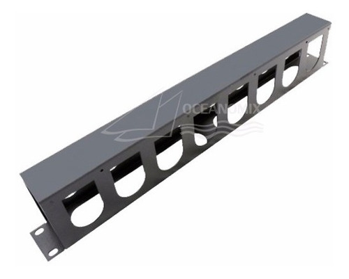 Guia De Cabo Horizontal Fechada 1u X 19 80mm Alta Densidade