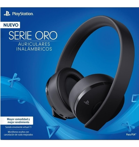 Headset New Gold Sony 7.1 Wireless Ps4 Ps3 Ps Vita E Pc