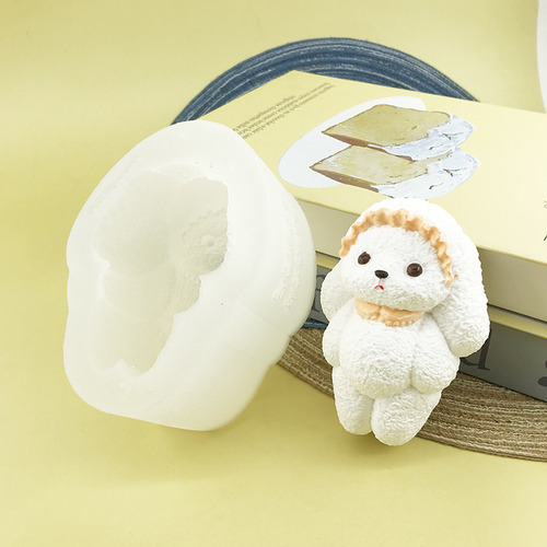 Molde De Silicona Para Muñecos De Peluche, Diseño De Conejo,