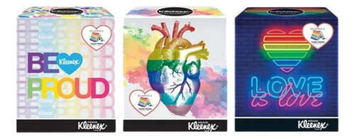 Pañuelos Desechables Kleenex Selection Pride 90 Pzas