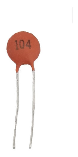 Capacitor De Disco Cerâmico 100nf/50v - 100 Pçs