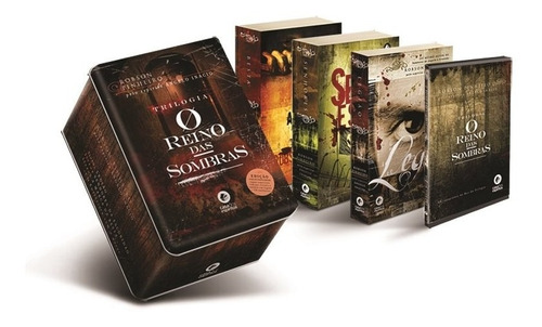 Box Trilogia o Reino das Sombras - Lata, de Pinheiro, Robson. Casa dos Espíritos Editora Ltda, capa mole em português, 2011