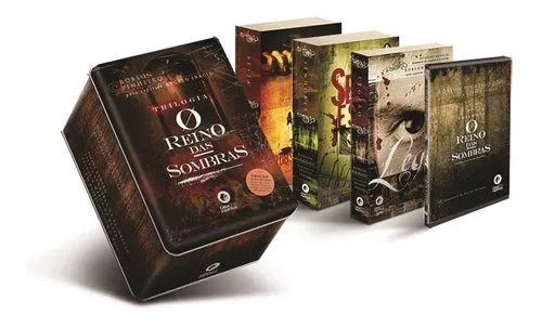 comprar Box Trilogia o Reino das Sombras - Lata: Edição de luxo para presente, de Pinheiro, Robson. Trilogia O Reino das Sombras, vol. 1, 2 e 3. Editorial Casa dos Espíritos Editora Ltda, capa mole em portugu