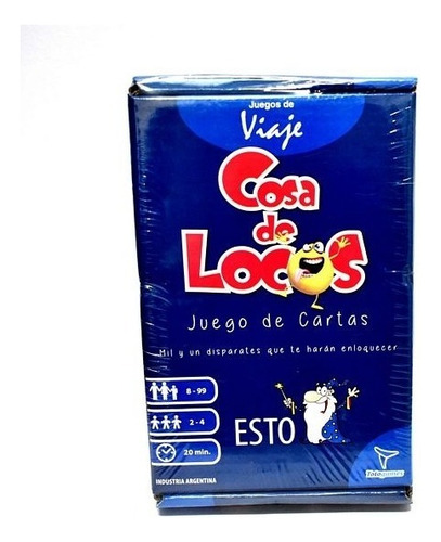 Juego De Viaje Cartas Cosa De Locos Toto Games Ingenio