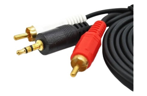 Cable De Plug Estereo 3.5mm A Rca De 1.80 Metros Trautech 