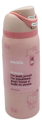 Edición Especial De Shui Owala Free Sip, 32 Onzas, Kitcat