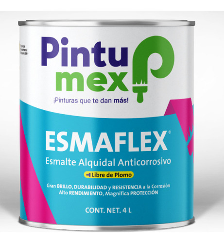 Pintumex Esmaflex, Esmalte Base Aceite, Primario, 4 Litros