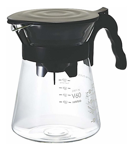 Hario V60 Cafetera Por Goteo, 700ml, Transparente