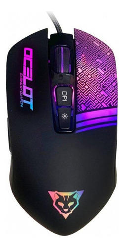 Mouse gamer de juego Ocelot  OGMM02 negro