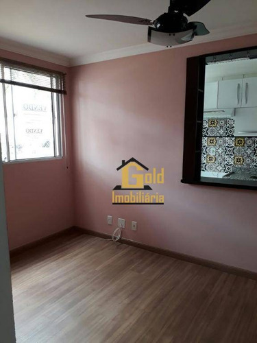 Apartamento Com 2 Dormitórios Para Alugar, 47 M² Por R$ 900/mês - Parque Industrial Lagoinga - Ribeirão Preto/sp - Ap0804
