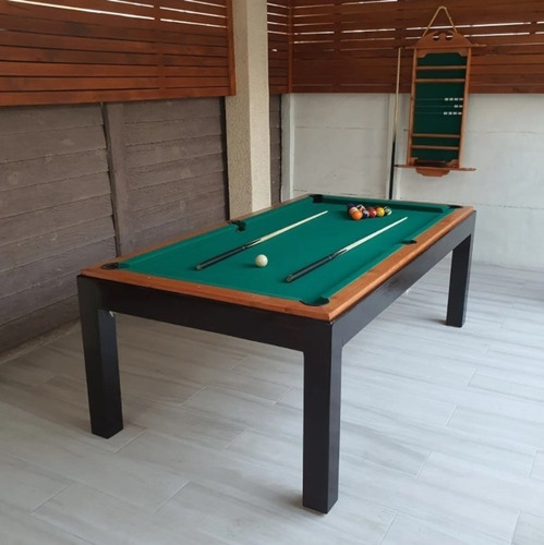 Mesa De Pool Matta + Cubierta De Comedor Billiard Ramirez